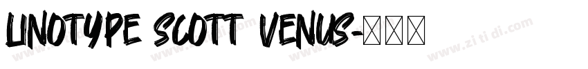 Linotype Scott Venus字体转换